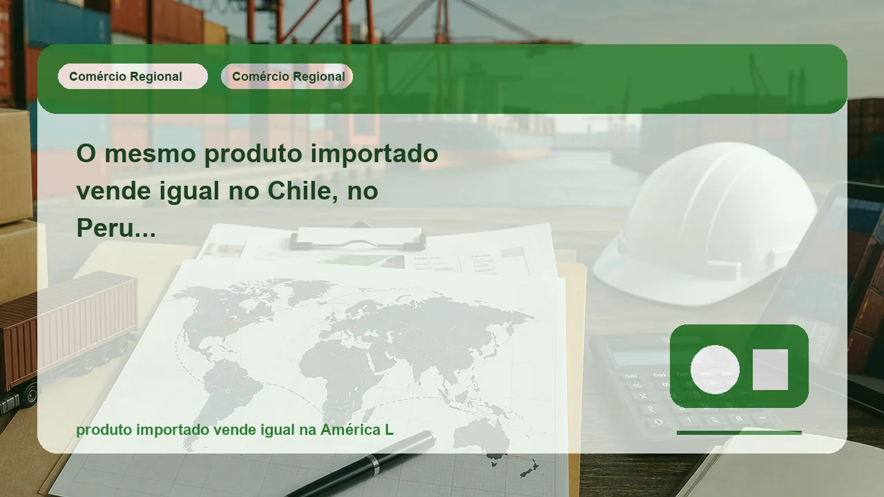 O mesmo produto importado vende igual no Chile, no Peru e no Brasil ou essa conta muda mais do que parece?
