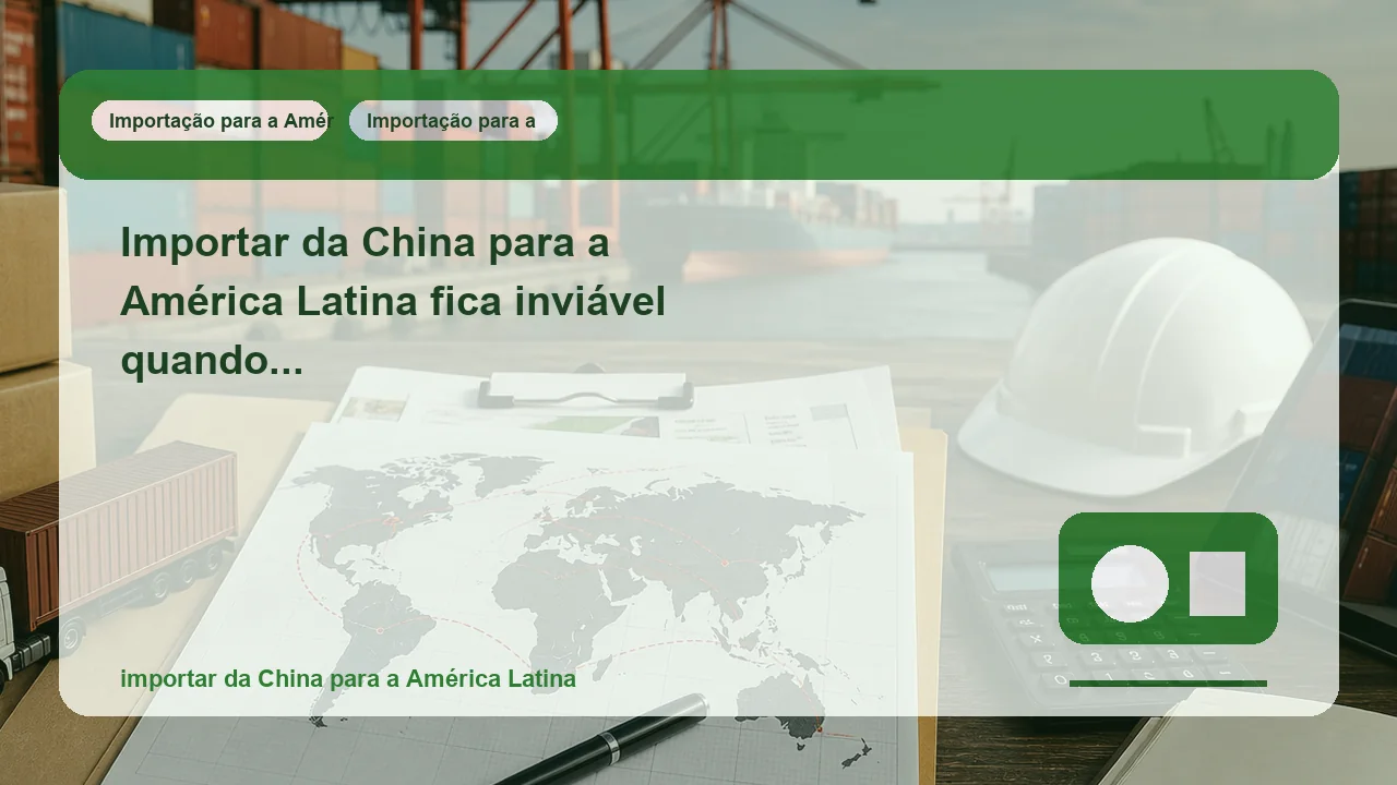 Importar da China para a América Latina fica inviável quando cada país muda a regra?